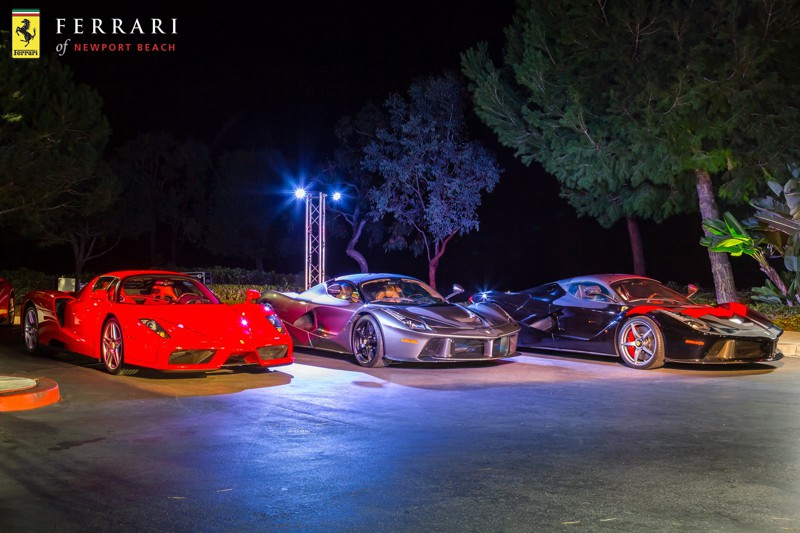Встреча владельцев Ferrari в Калифорнии