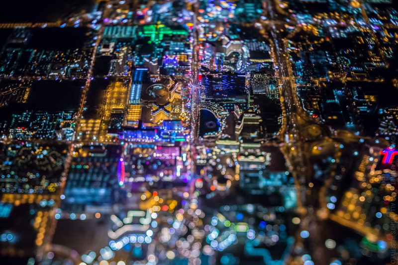 Уникальные фотографии ночного Лас Вегаса