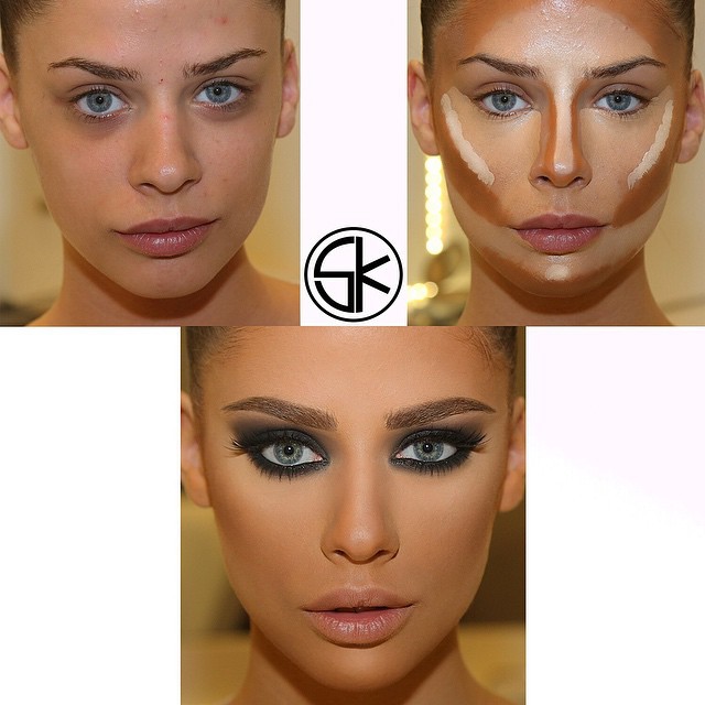 До и после проф макияжа thumbnail