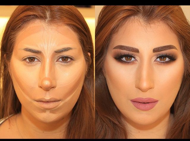 Вечерний макияж до и после thumbnail