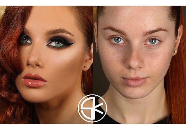 Шикарный макияж до и после thumbnail