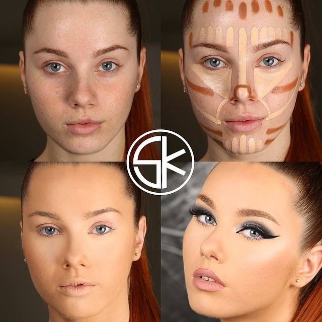 Обычные девушки до и после макияжа thumbnail