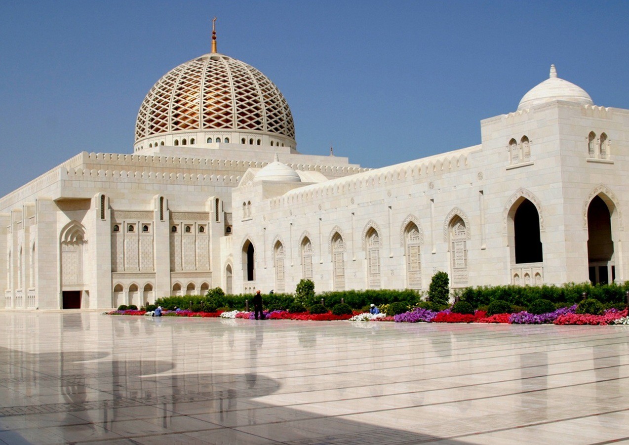 Вид на главную мечеть в Маскате