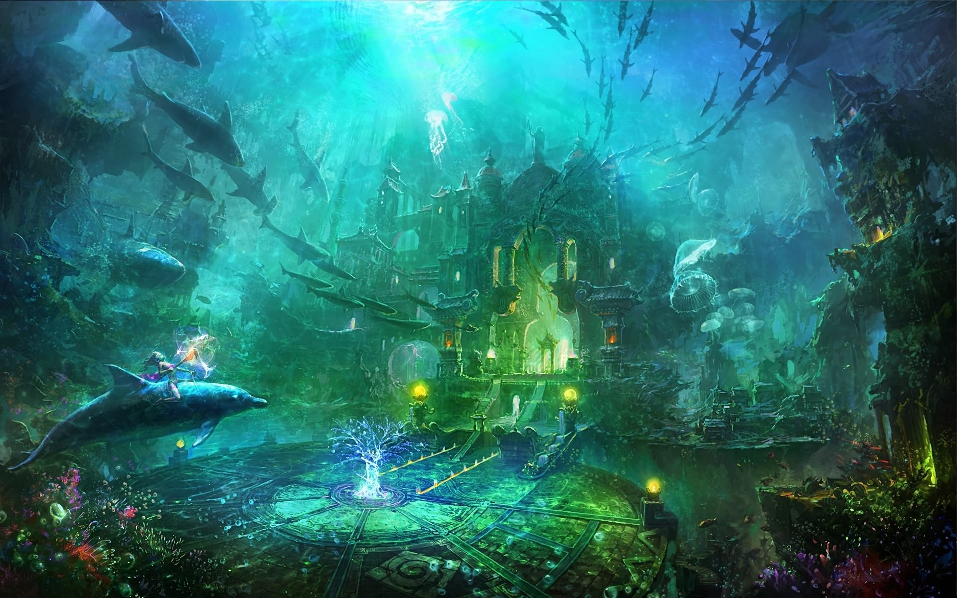 Подводное царство фэнтези