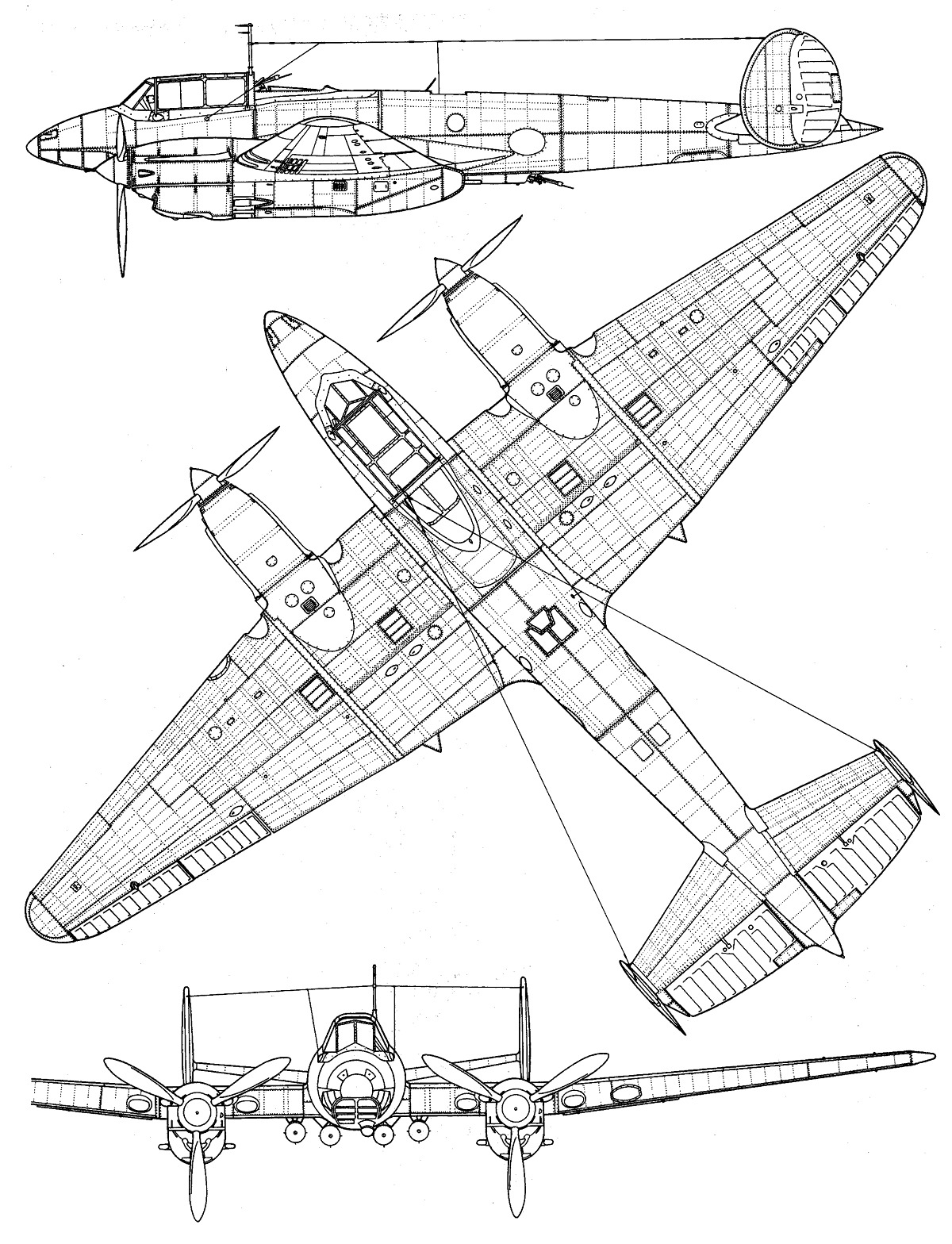 Советские чертежи. Пе-2м бомбардировщик. Пе-2 бомбардировщик. Пе-2 самолет схема. Бомбардировщика пе-2и «Москито».