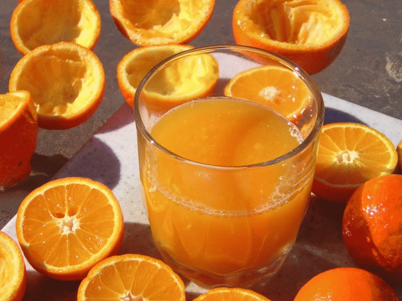 13. 85% собранных апельсинов используют для производства апельсинового сока