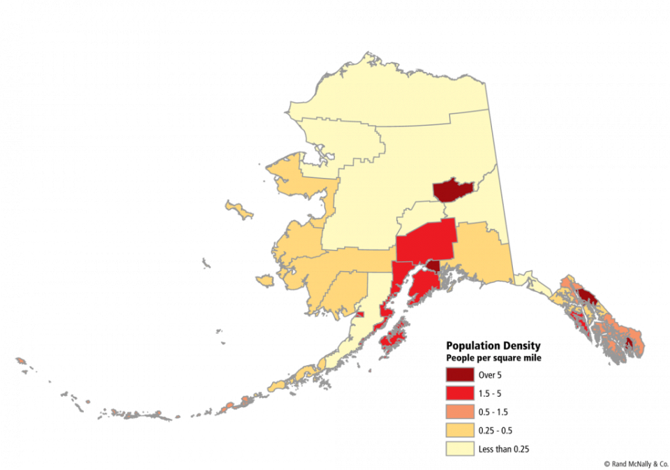 Численность населения аляски