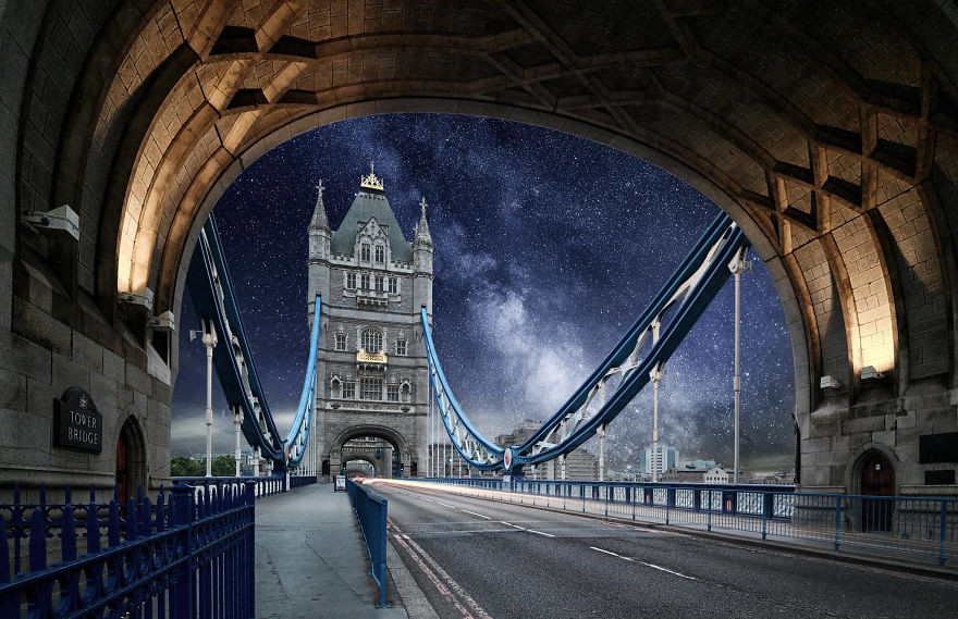 Тауэрский мост, Лондон,Великобритания 