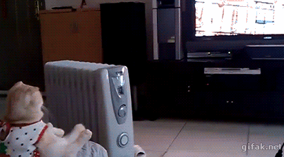 "Чего тебе? Не отвлекай!"