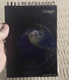 Обалденный блокнот от Google Earth 