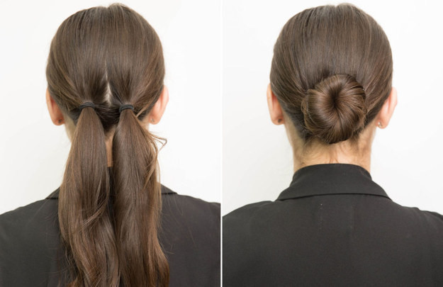 20 красивых идей, как сделать шишку из волос на голове