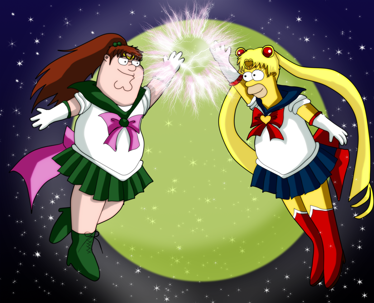 Peter griffin sailor moon