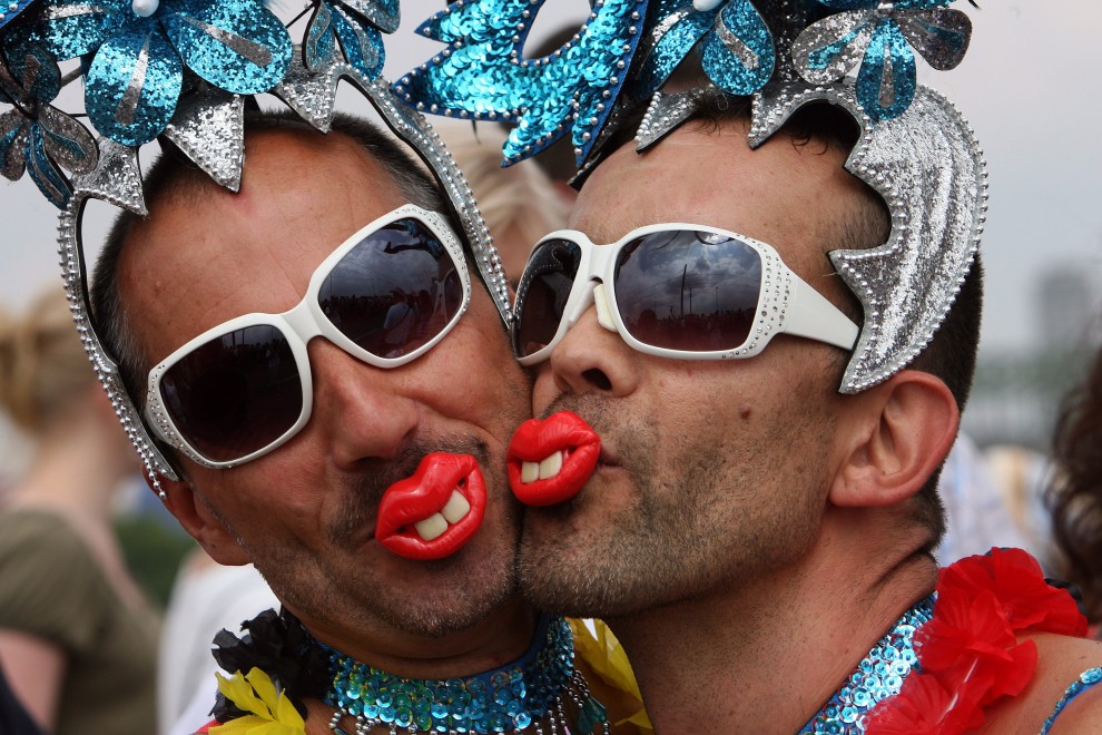 Гей-парад в Киеве завершился через полчаса после начала.