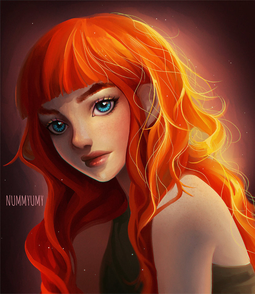 Red headed princess