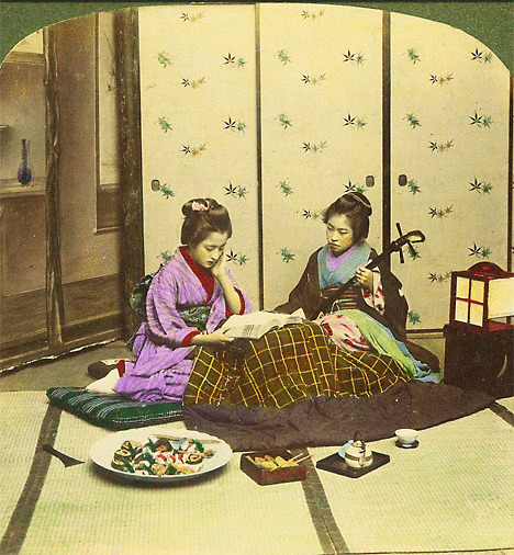 Анимированные стереофотографии Японии на рубеже ХIХ-ХХ веков