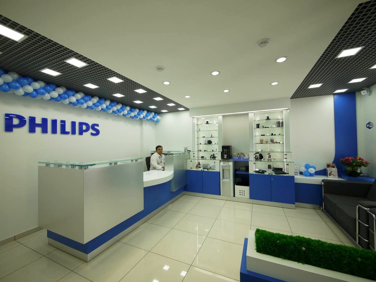 Официальные центры филипс. Сервисный центр. Дизайн сервисного центра. Интерьер сервисного центра. Сервисный центр Philips.
