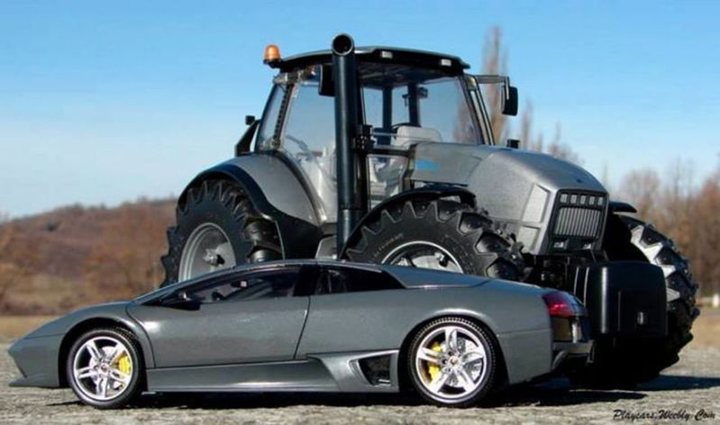 Трактора от Lamborghini и Ferrari