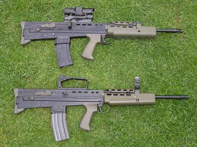 Штурмовая винтовка Enfield SA-80: L85A1 и L85A2 (Великобритания)