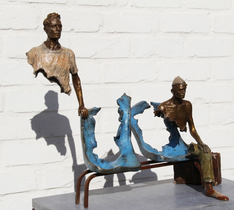 "Рваные" скульптуры Бруно Каталано