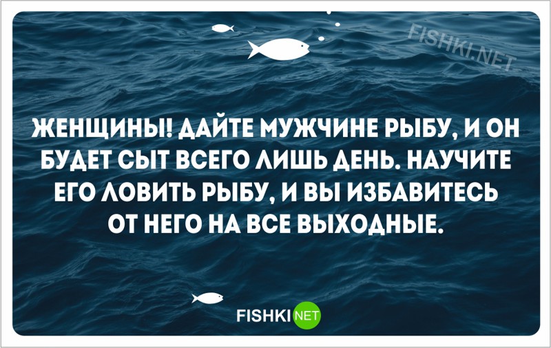 20 забавных открыток о рыбалке 