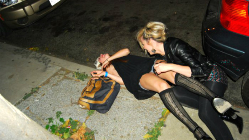Fishnet softcore drunk messy