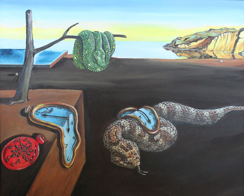 "Постоянство змей" по мотивам картины Дали 