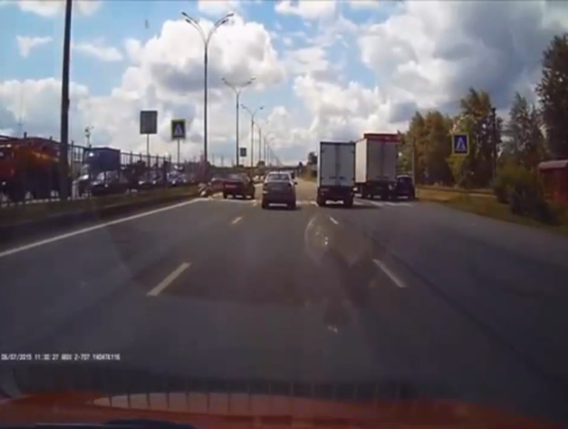 Авария с пешеходом в Татарстане 