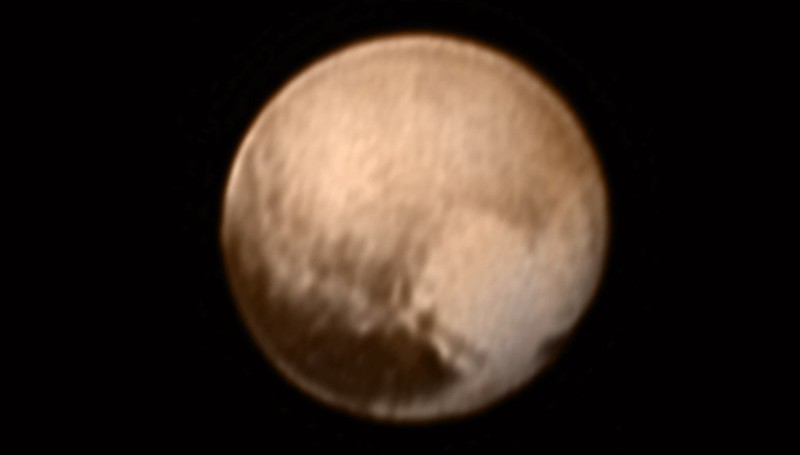Свежий снимок Плутона с "Новых Горизонтов"!