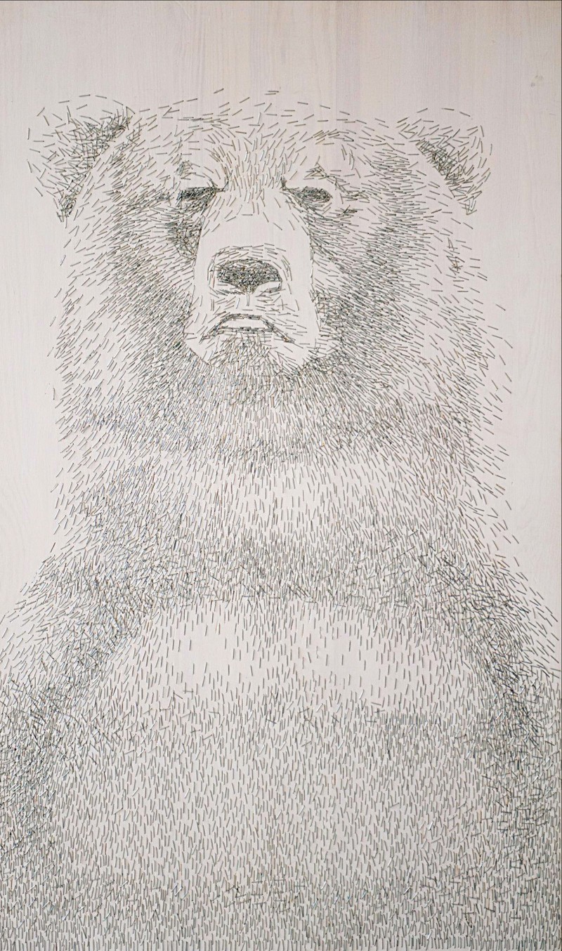 Медведь из скоб