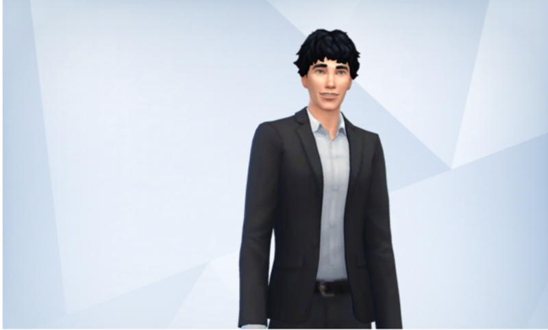 Sims 4 — Бенедикт Камбербетч (Шерлок)