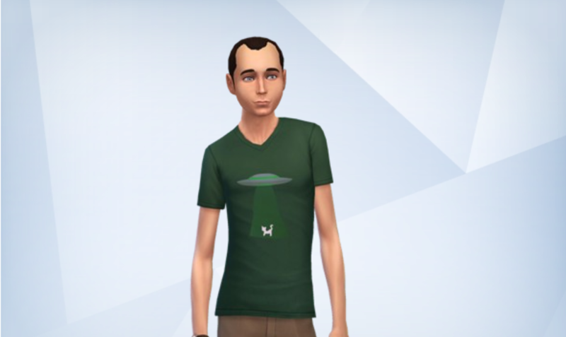 Sims 4 — Джим Парсонс (Шелдон Купер, "Теория большого взрыва")