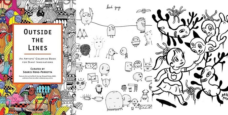 9. "Вне линий: Художественная раскраска для людей с мощным воображением" Саурис Хонг-Порретты