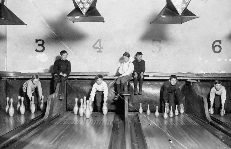 Работники кегельбана. Нью-Джерси. 20 декабря 1909