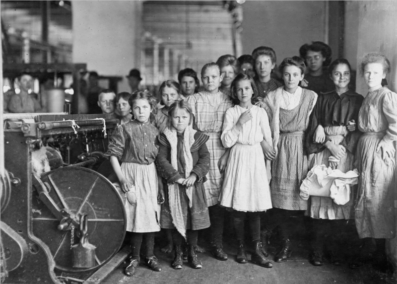 Работницы текстильной фабрики. Южная Каролина. Декабрь 1908