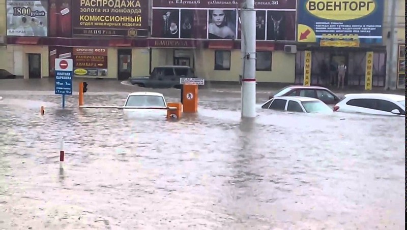 Санкт-Петербург потопает от сильнейшей грозы! 