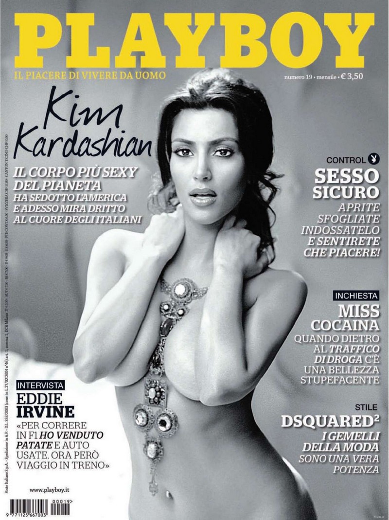 Обнаженная Ким Кардашьян в серебряной краске.