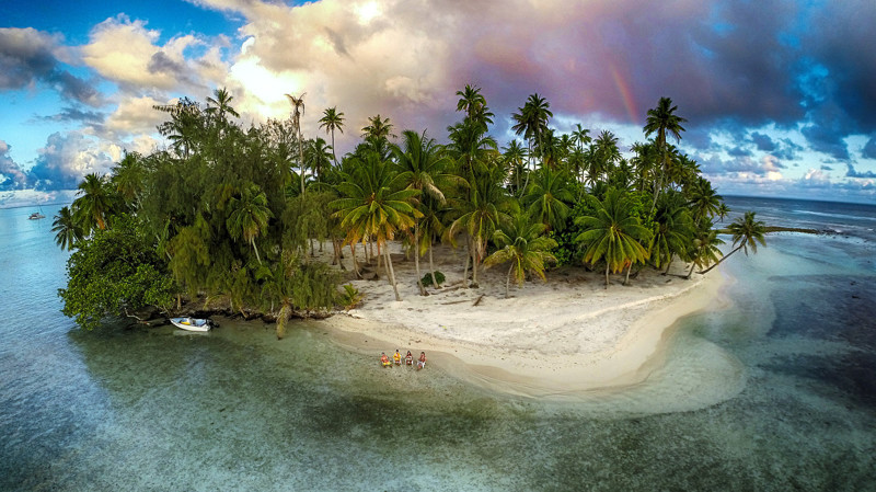 Третье место в категории «Природа»: «Затерянный остров во Французской Полинезии», автор Marama Photo Video