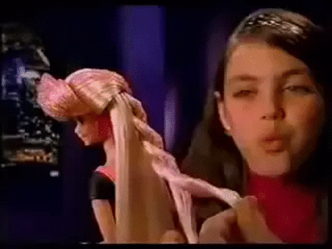 Мила Кунис - реклама куклы Барби, 1993