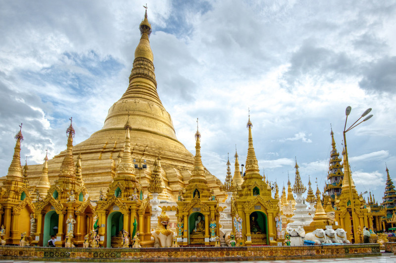 15. Пагода Шведагон - Янгон, Мьянма