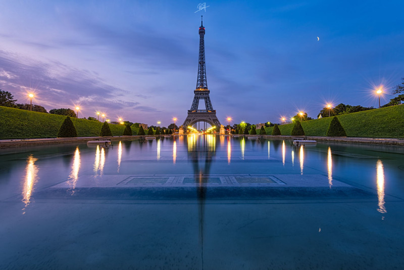 Утренняя леди, Париж, Франция. 