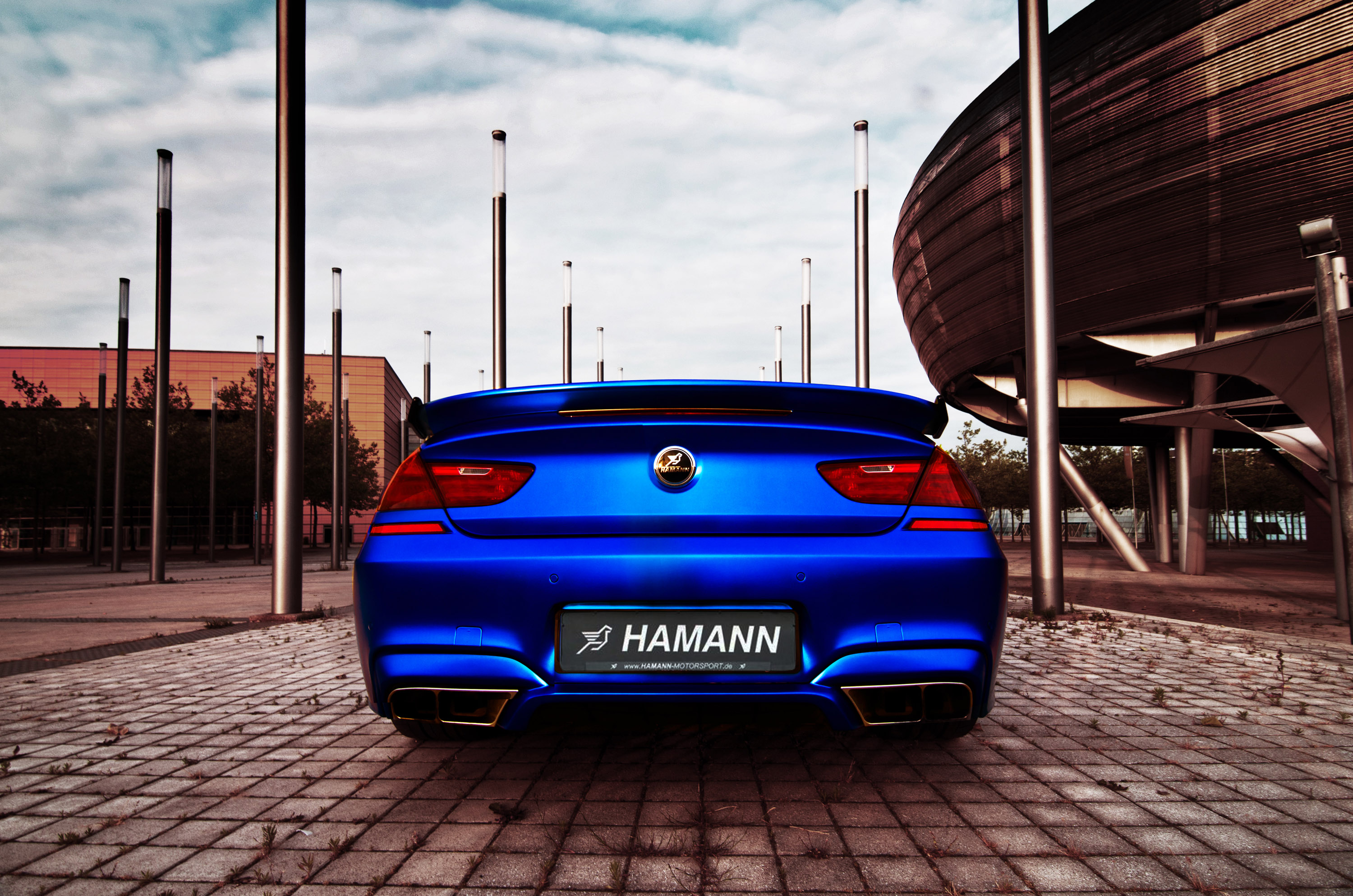 Матово-синий BMW M6 от ателье Hamann bmw, hamann, автотюнинг, тюнинг