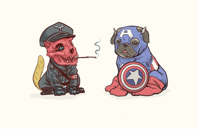 Капитан Америка и Красный Череп