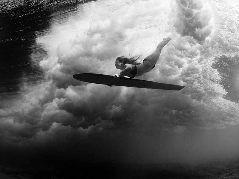 Серфинг на Гавайях.