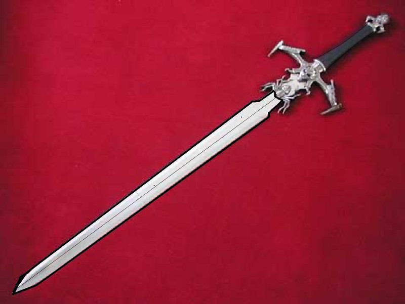 В результате удара мечом по мечу меч затупляется или ломается