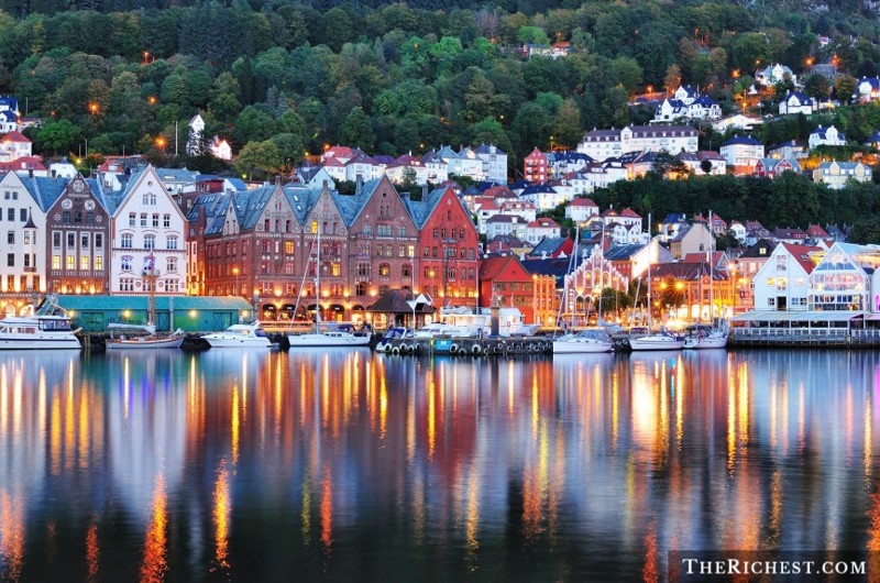 4. Норвегия. ВВП на душу населения: $56 663, 47