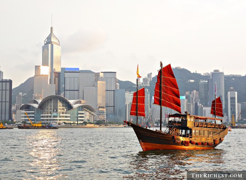 6. Гонконг. ВВП на душу населения: $53 432,23