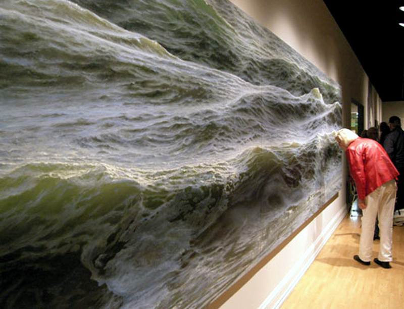 16. «Открытая вода» — картина Рэна Ортнера, холст, масло.
