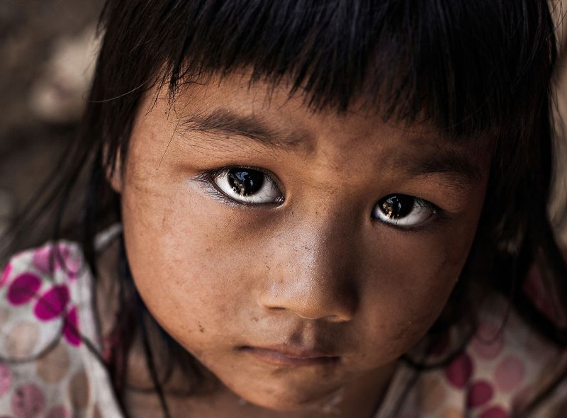 Маленькая девочка с севера Вьетнама