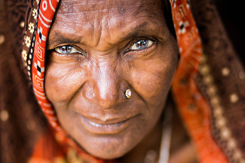 Пожилая женщина из Варанаси