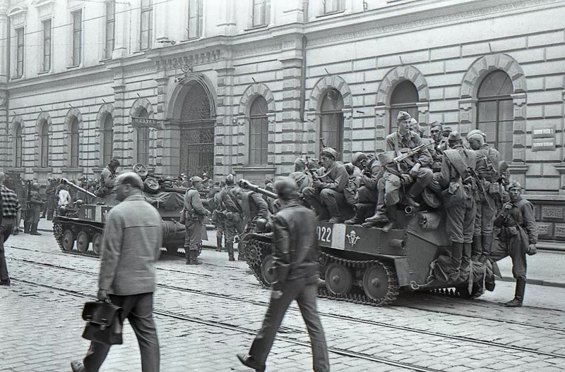 Фотографии Праги 1968 года